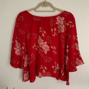 BB DAKOTA Floral Blouse